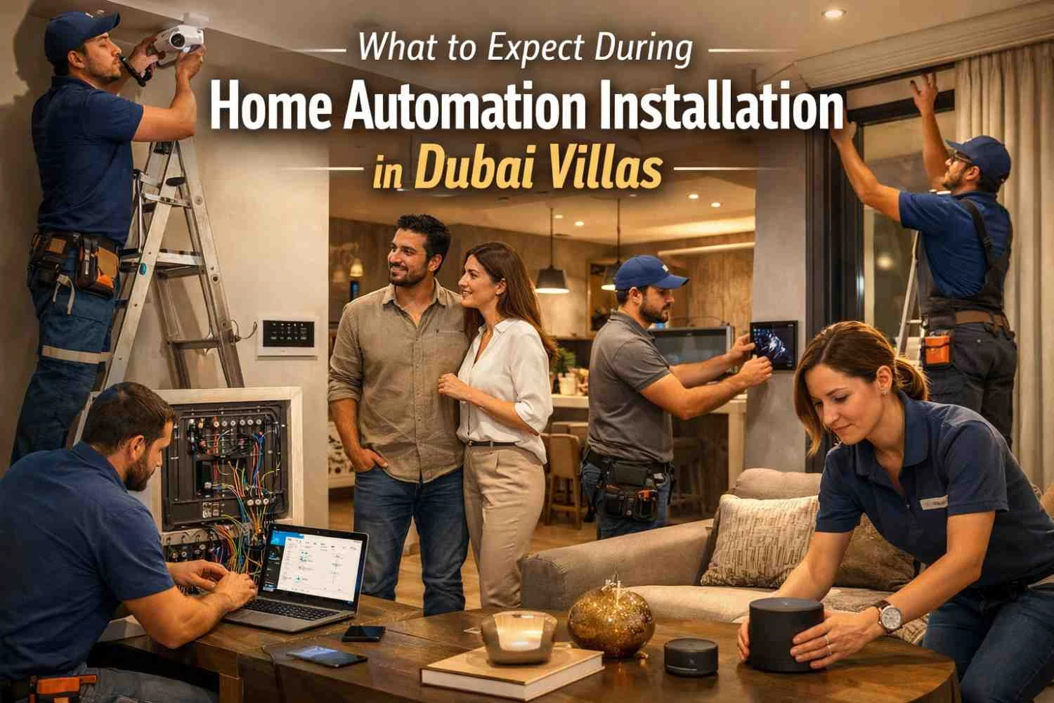 What to Expect During Home Automation Installation in Dubai Villas